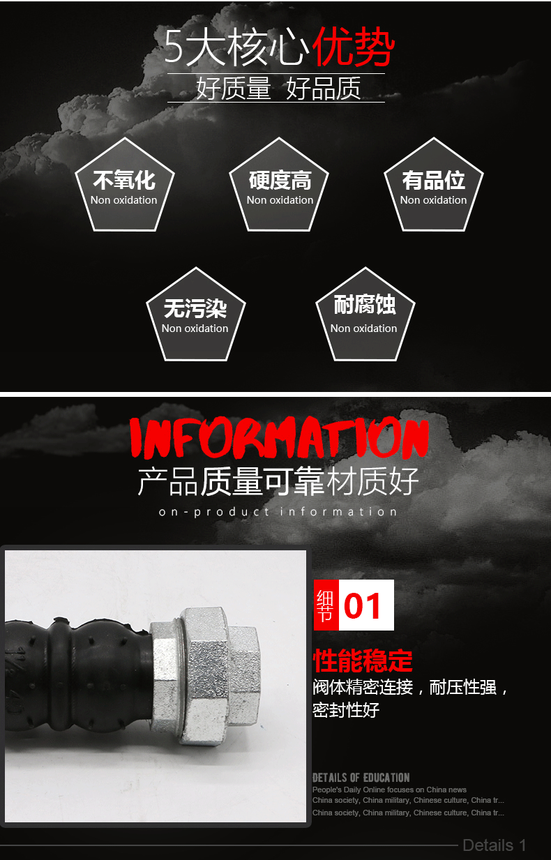 鴨嘴閥|橡膠接頭|鋁模定位塊|防水套管|伸縮器|補(bǔ)償器|傳力接頭|防水翼環(huán) 橡膠加厚高壓活接 內(nèi)螺紋絲扣橡膠軟接頭 絲口連接可曲撓橡膠軟接